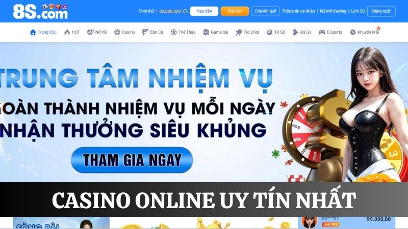 Casino online uy tín nhất