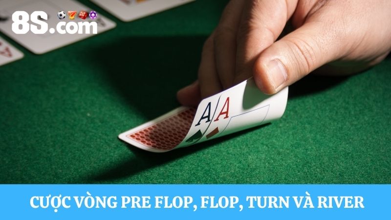 luật chơi poker chi tiết theo các vòng đặt cược