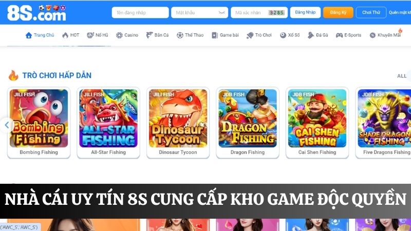 Nhà cái uy tín kho game đa dạng