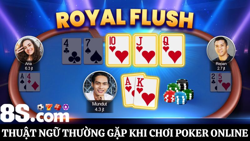 thuật ngữ Poker online