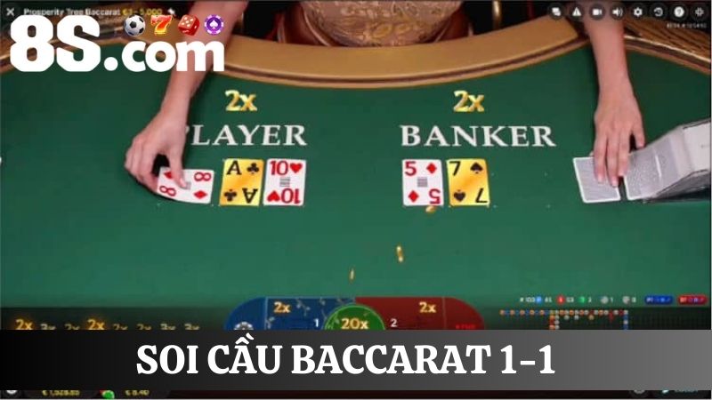 Soi cầu Baccarat 1-1