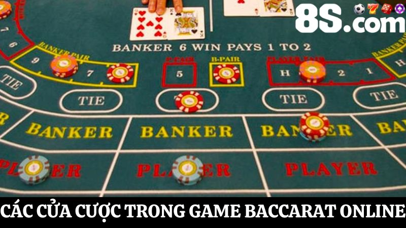 các cửa cược Baccarat online