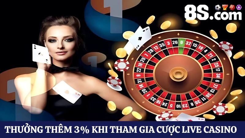 ưu đãi VIP 8s Live Casino